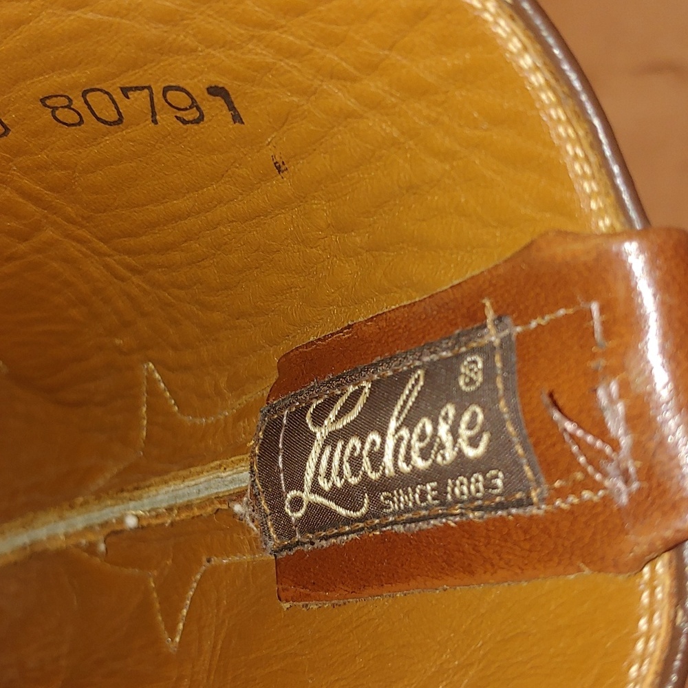 High end Lucchese men's boots